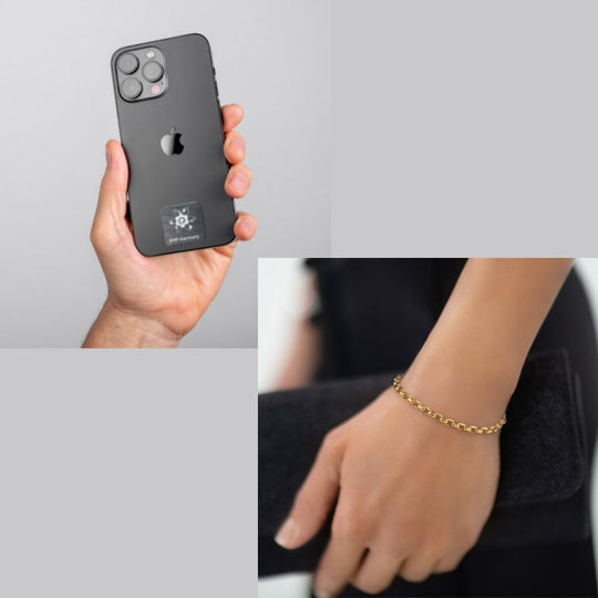 EMF Radiation Blocker Jewellery + Cell Phone Sticker Chip