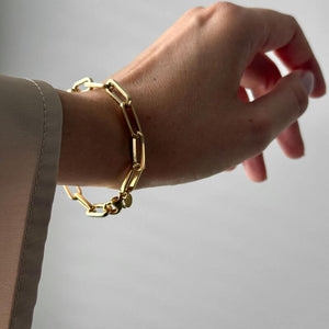 Chain of Love Paperclip Bracelet