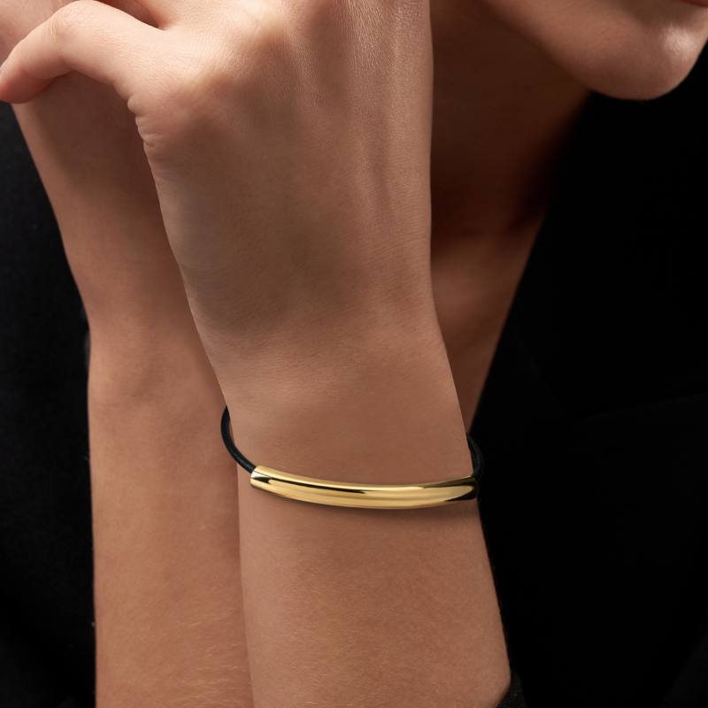 emf bracelet gold